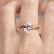 2.14ct Oval Cut Light Pink Madagascar Sapphire