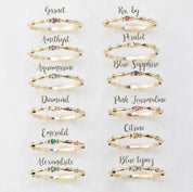 Rubette Double Birthstone Ring