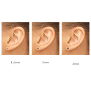 Dahlia 1.5mm Birthstone Stud Earrings (for Kids)