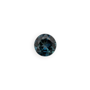 1.03ct Round Cut Deep Teal Blue Queensland Sapphire SR127