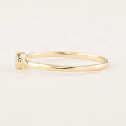 Moon & Star Ring, 0.15ct Montana Sapphire of your choice