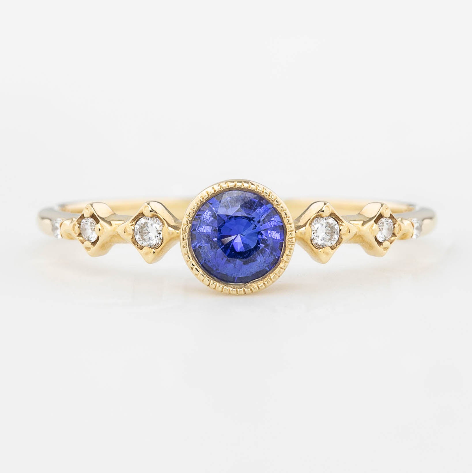 Celeste Ring, 0.40ct Sapphire