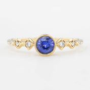 Celeste Ring, 0.40ct Sapphire