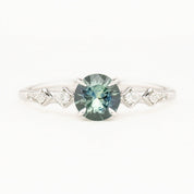 Celeste Ring, 0.73ct Montana Sapphire