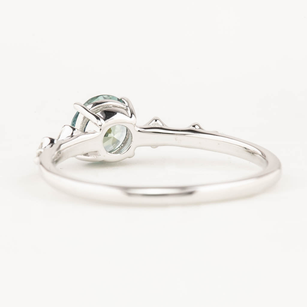 Celeste Ring, 0.73ct Montana Sapphire