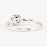 Celeste Ring, 0.73ct Montana Sapphire