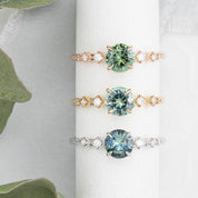 Celeste Ring, 0.73ct Montana Sapphire