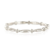 Full eternity style Julia Ring with bead design, approximately 1.7mm band, ethically sourced solid gold, non-resizable.